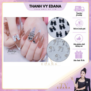 Charm nơ gắn trang trí móng tay, charm nail