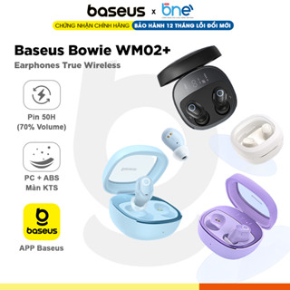 Tai Nghe Nhét Tai Không Dây Baseus Bowie WM02  Plus Bluetooth 5.3 TWS Bluetooth 5.3 - BANIECOM