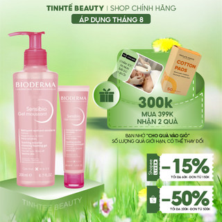 Sữa rửa mặt tạo bọt Bioderma Sensibio Gel Moussant 45/100/200ml