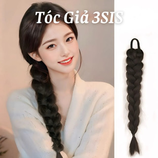 ( ẢNH THẬT ) Bính tóc giả tết đuôi sam dày, tóc giả tết DÀY thắt bính đuôi ngựa ( GIÁ 1 CHIẾC )
