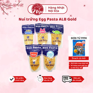 Nui trứng Egg Pasta ALB Gold Nhật 90gr cho bé 7 tháng tuổi - Nếp shop - Hàng nhật nội địa