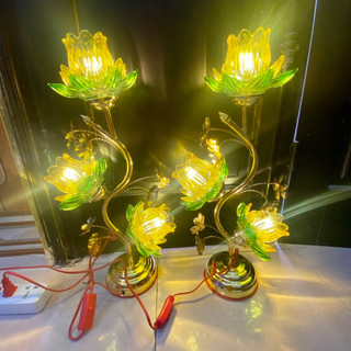 ĐÈN THỜ HOA SEN 3 tầng 50cm ( 1 đôi )
