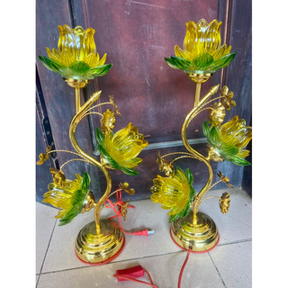 ĐÈN THỜ HOA SEN 3 tầng 50cm ( 1 đôi )