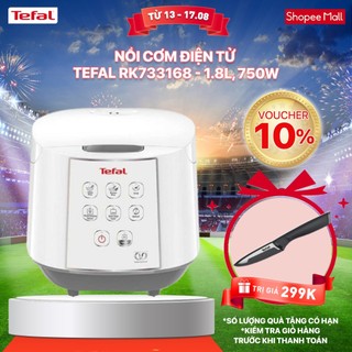 [Mã ELBSJBP07 giảm 12% đơn 500K] Nồi cơm điện tử Tefal RK733168 - 1.8L, 750W