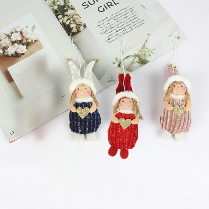 Bé Hai Chóp Lùn VB70 Trang Trí Treo Cây Thông Noel Phụ Kiện Giáng Sinh