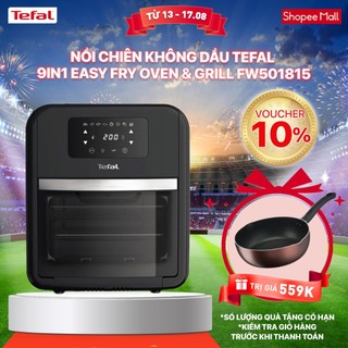 [Mã ELBSJBP07 giảm 12% đơn 500K] Nồi chiên không dầu Tefal 9 trong 1 Easy fry Oven & Grill FW501815