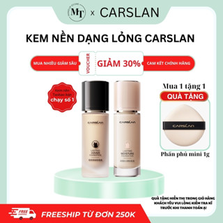 Kem Nền CARSLAN Mịn Lỳ Tự Nhiên, Cho Lớp Nền Căng Mướt | MT MAKEUP STORE KEM NỀN