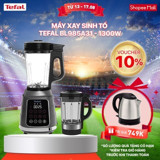 [Mã ELBSJBP07 giảm 12% đơn 500K] Máy xay nấu đa năng hút chân không kèm 2 cối Tefal - BL985A31 - 1300W