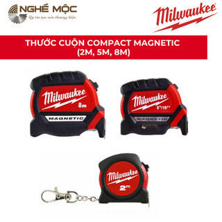 Thước cuộn milwaukee 2m, 5m, 8m chính hãng