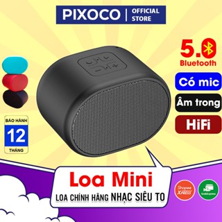 Loa bluetooth mini PKD4 bass mạnh, nghe nhạc pin lâu hỗ trợ thẻ nhớ, USB, kết nối dây máy tính và PC