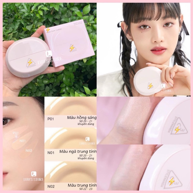 Phấn Nước 3C.E Bare Cover Cushion