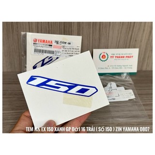 Tem nạ Ex 150 GP 2016 Xanh Trái ( số 150 ) ( 1 Miếng ) 2NDF839F0000