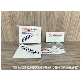 Tem nạ Ex 150 GP 2016 Xanh Trái ( số 150 ) ( 1 Miếng ) 2NDF839F0000
