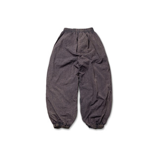 Quần gió "goldie puffer brown washed nylon" 100% polyster