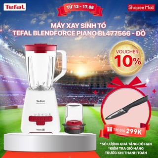 [Mã ELBSJBP07 giảm 12% đơn 500K] Máy xay sinh tố Tefal Blendforce Piano BL477566 - Đỏ