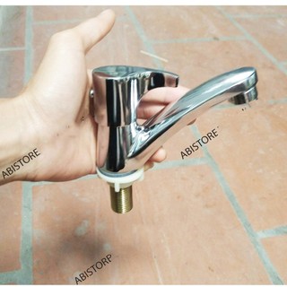 VÒI LAVABO LẠNH DẤU HỎI GIÁ RẺ, VÒI CHẬU RỬA MẶT ĐƠN LẠNH KÈM DÂY CẤP