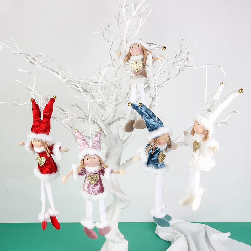 Bé Vải Bông Yêu Tinh VB72 Treo Cây Thông Noel Trang Trí Giáng Sinh (Ngẫu Nhiên Màu)