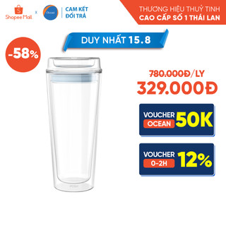 Ly thủy tinh 2 lớp Ocean Groove Personal Tumbler 400ml - Chính Hãng