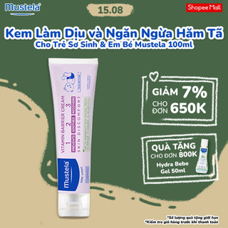Kem Làm Dịu và Ngăn Ngừa Hăm Tã Cho Trẻ Sơ Sinh & Em Bé Mustela 100ml