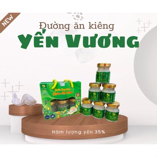 Xách 6 hủ Yến Vương Ăn kiêng Chưng Bổ Dưỡng Bổ Dưỡng - Lốc 6 hủ 70 ml tặng muỗng