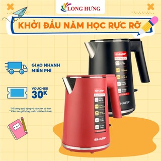 Bình đun siêu tốc Sharp 1 lít EKJ-10DVPS - Hàng chính hãng