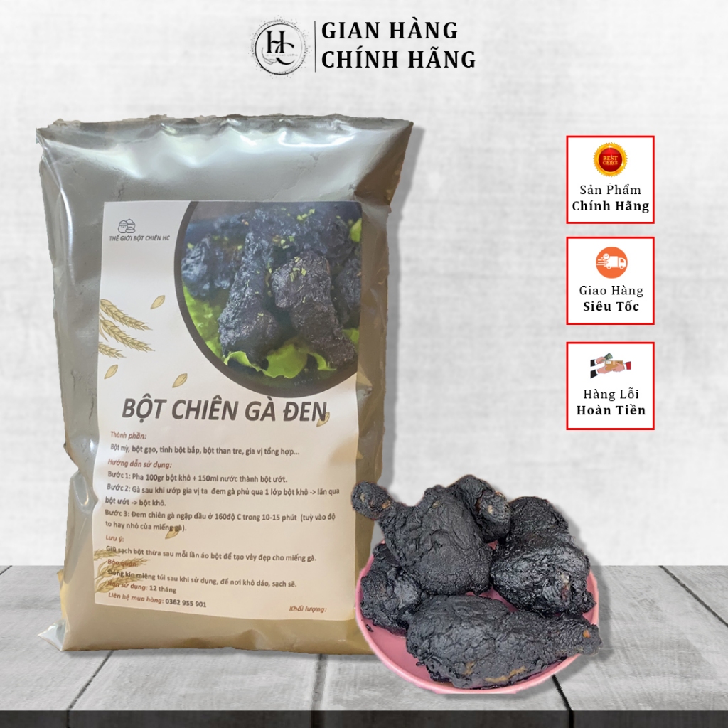 Bột Chiên Gà Bóng Đêm, Gà KFC Vẩy Đẹp, Giòn Rụm