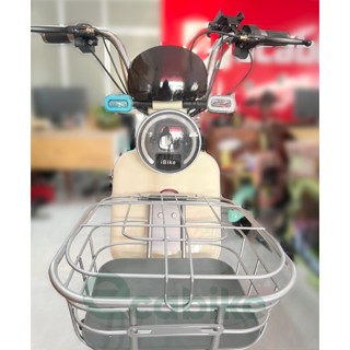  Rổ Moka Maoly Xe Đạp Điện Màu Trắng Giỏ Gắn Yadea Xe Điện Dày Chắc Đẹp Phụ Tùng Xe Điện 