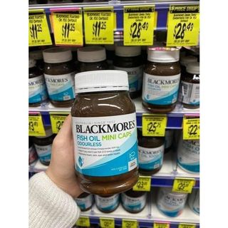 Dầu cá fish oil blackmores minicaps 400 viên