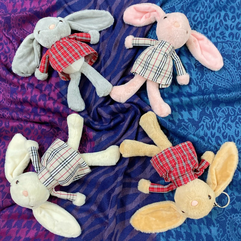 Móc khóa thỏ JellyCat tai dài đáng yêu