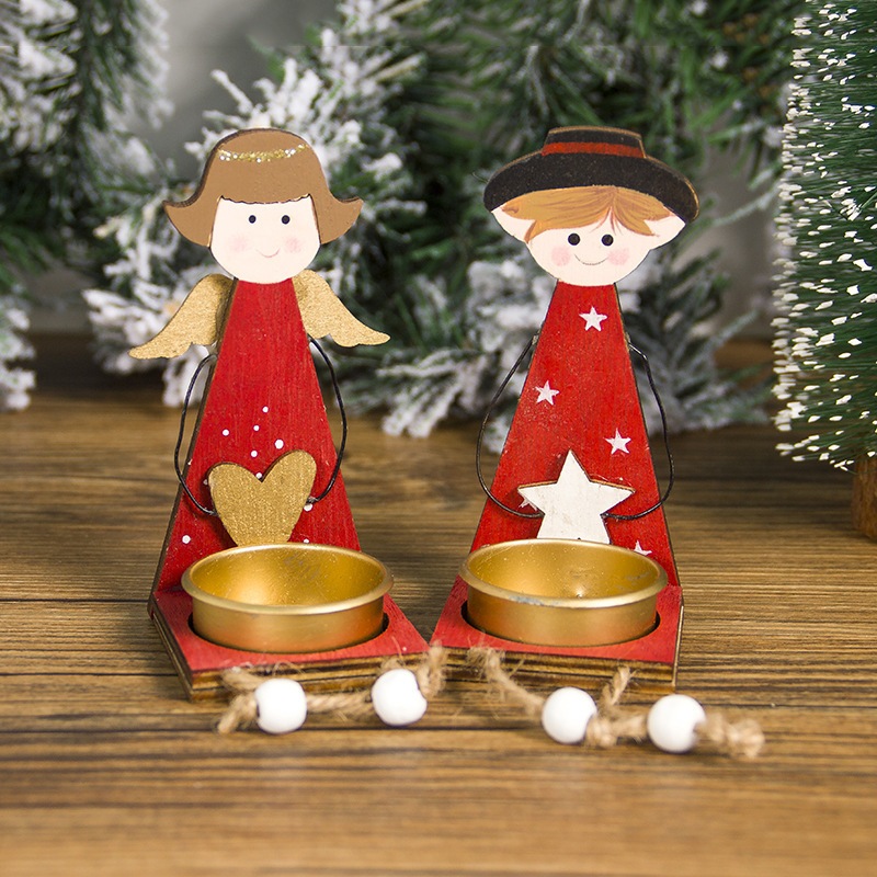 Dụng Cụ Để Nến Giá Để Nến Hình Người GN05 Trang Trí Noel Giáng Sinh