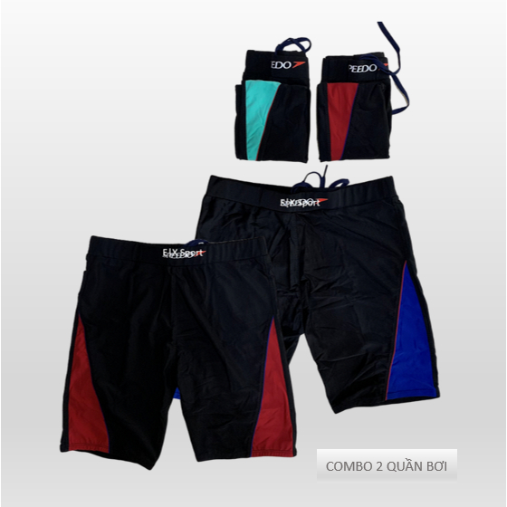 Combo 2 quần bơi nam lửng