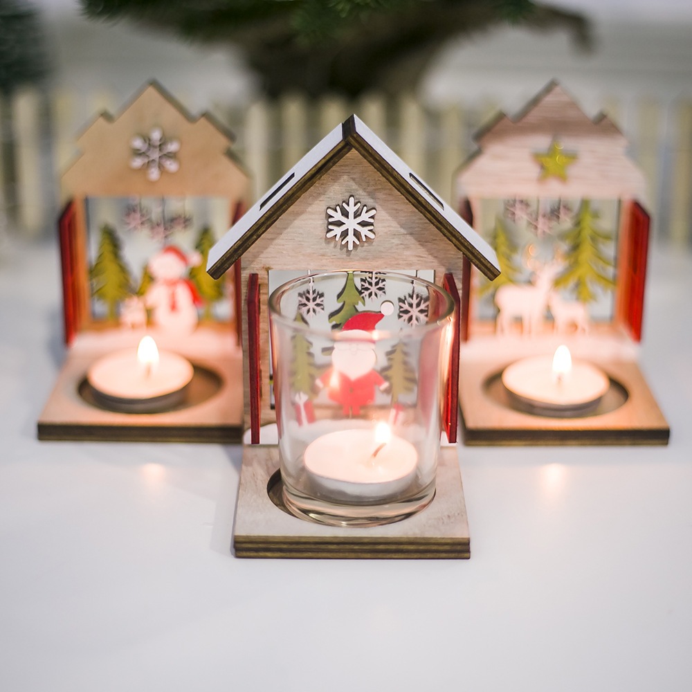 Dụng Cụ Để Nến Giá Để Nến Ngôi Nhà GN06 Trang Trí Noel Giáng Sinh (Ngẫu Nhiên Mẫu)