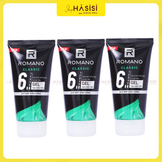 Gel Tạo Kiểu Tóc Siêu Cứng ROMANO - Classic Deluxe Styling Glue Gel 150g