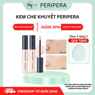  Kem che khuyết điểm PERIPERA lâu trôi gấp hai lần trang điểm tự nhiên 5.5g | MT MAKEUP STORE 