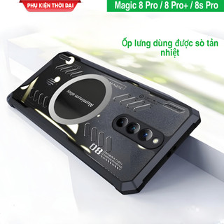 Ốp lưng Red Magic 8 Pro / 8s Pro / Magic 9 Pro / Magic 9s Pro dùng sò tản nhiệt chống sốc lưng trong viền màu