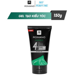 Gel Vuốt Tóc Romano Classic Giữ Nếp Lâu Mềm Tóc 150G
