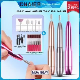 Dụng cụ mài móng tay Cnaier tiện lợi, máy mài móng tay mini chuyên dụng