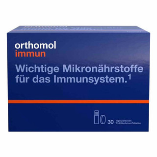 Tăng cường hệ miễn dịch orthomol immun đức, tăng cường đề kháng nội địa đức - 30 ống và 2 viên uống