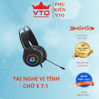  Tai nghe máy tính Gaming chụp tai có Mic Jack cắm USB âm thanh 7.1 cao cấp Fullbox Bass cực hay cho Pc,Laptop 