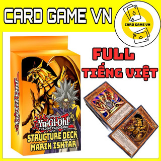 [BÀI IN] Bài YuGiOh Tiếng Việt/Anh - Hộp Thẻ Bài FullBox - Bộ 45 lá bài Structure Deck của Marik Ishtar - Card Game VN