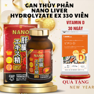 Viên uống hỗ trợ giải độc gan Nichiei Bussan Nano Liver Extract EX 330 viên