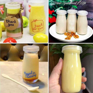 Combo 10 hủ thuỷ tinh sữa chua panna cotta nắp nhựa