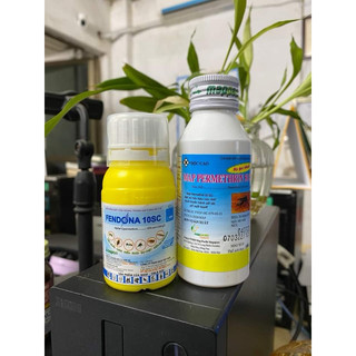 combo 2 lọ thuốc diệt muỗi (1 thuốc diệt muỗi Permethrin 50EC 100ml  và 1 lọ thuốc diệt muỗi Fedona 10SC 50ml)