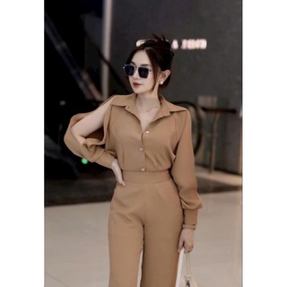 Set bộ thiết kế - Set bộ ống suông sơ mi cao cấp