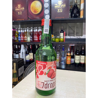 Soju Hàn Quốc 7DROPS Strawberry 360ml-Vị Dâu