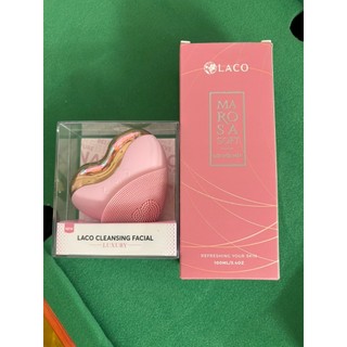 Combo làm sạch da cơ bản gồm: máy rửa mặt laco luxury + sữa rửa mặt laco + quà tặng | laco.vn