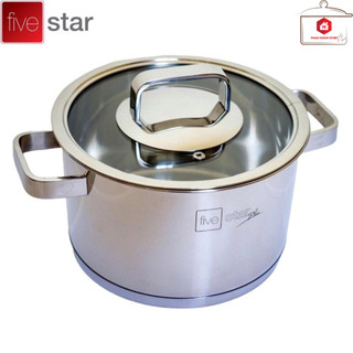 Nồi Inox 304 Fivestar Cao Cấp 3 Đáy Sử Dụng Được Trên Mọi Loại Bếp