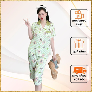 Đồ bộ nữ , Đồ bộ Quần lở thiết kế mới, dễ mặc, chất lụa cao cấp mềm mượt , thoải mái