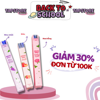 Xịt thơm miệng hương đào trái cây loại bỏ mùi hôi an toàn giúp hơi thở thơm mát Summer Lab XM10