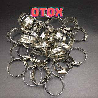Túi đai siết quai nhê inox 50 cái Đai xiết ống các loại inox siết cổ dê cỡ 35X51mm OTOX